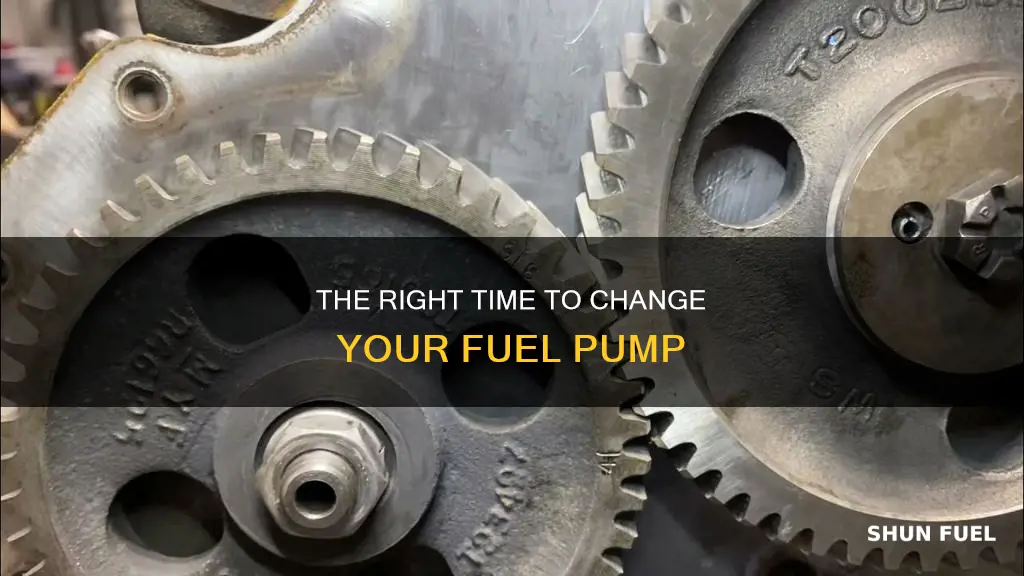 how to change fuel pump timing