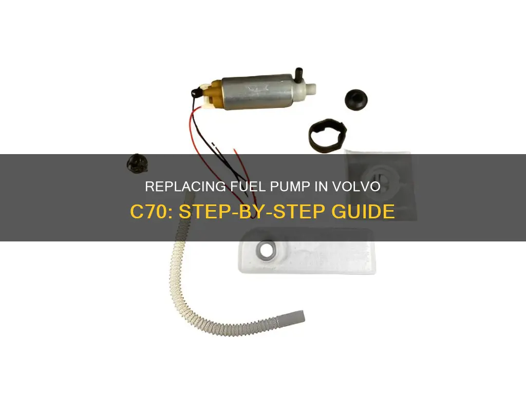 how to change fuel pump volvo c70