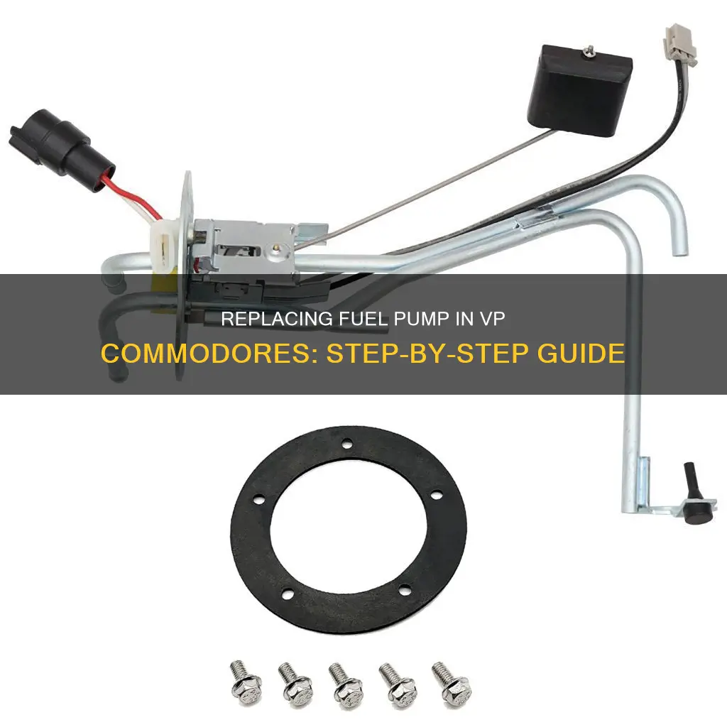 how to change fuel pump vp commodore