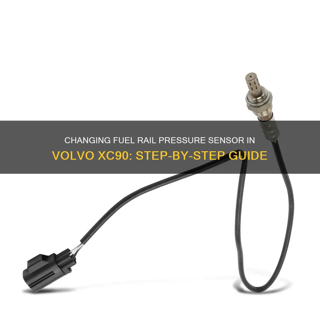 how to change fuel rail pressure sensor volvo xc90