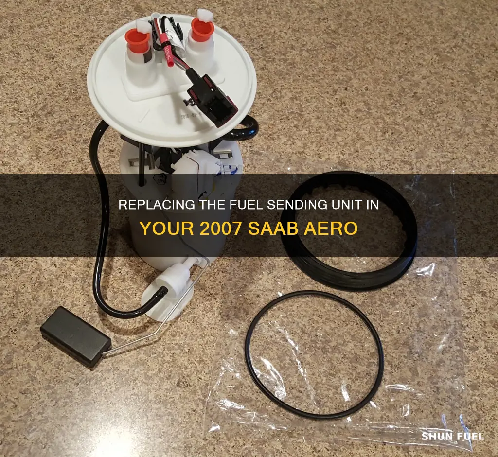 how to change fuel sending unit 2007 saab aero