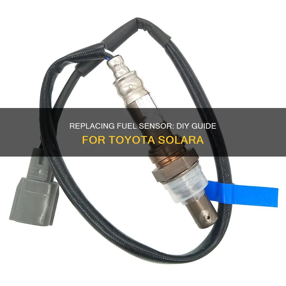 how to change fuel senser on toyot solara