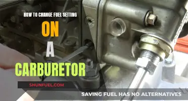 Adjusting Carburetor Fuel Settings: A Step-by-Step Guide