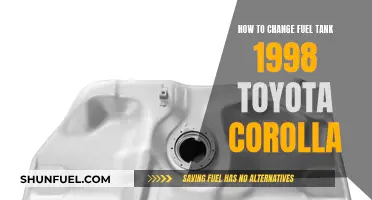 Replacing the Fuel Tank in a 1998 Toyota Corolla DIY Guide