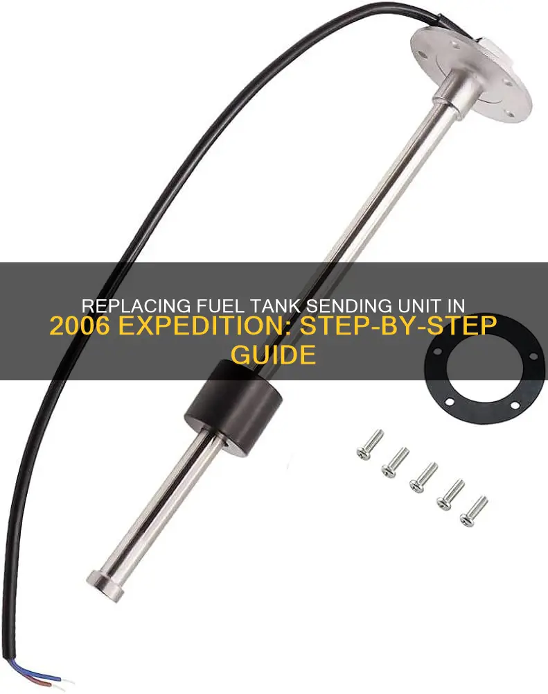 how to change fuel tank sending unit 2006 expedition