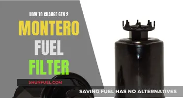 Montero Fuel Filter: DIY Guide to Changing It