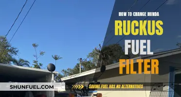 Changing the Fuel Filter in Your Honda Ruckus