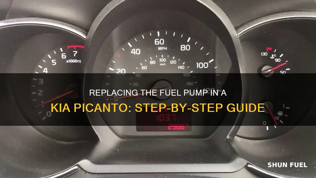 how to change kia picanto fuel pump