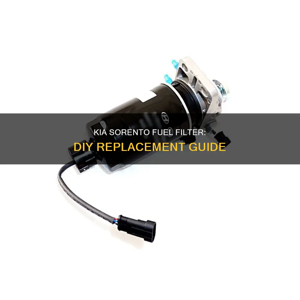 how to change kia sorento fuel filter