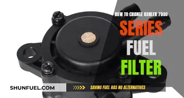 Changing Kohler 7000 Fuel Filters: Step-by-Step Guide