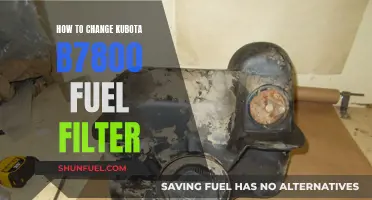 Changing Kubota B7800 Fuel Filter: Step-by-Step Guide