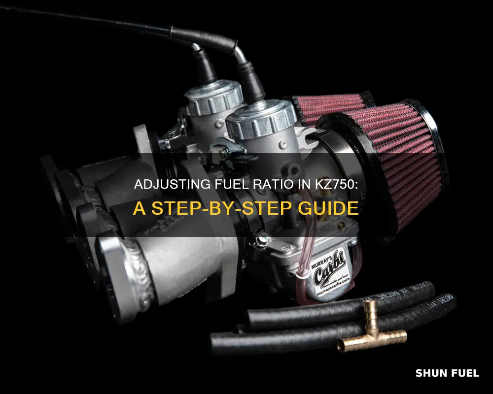 how to change kz750 fuel ratio