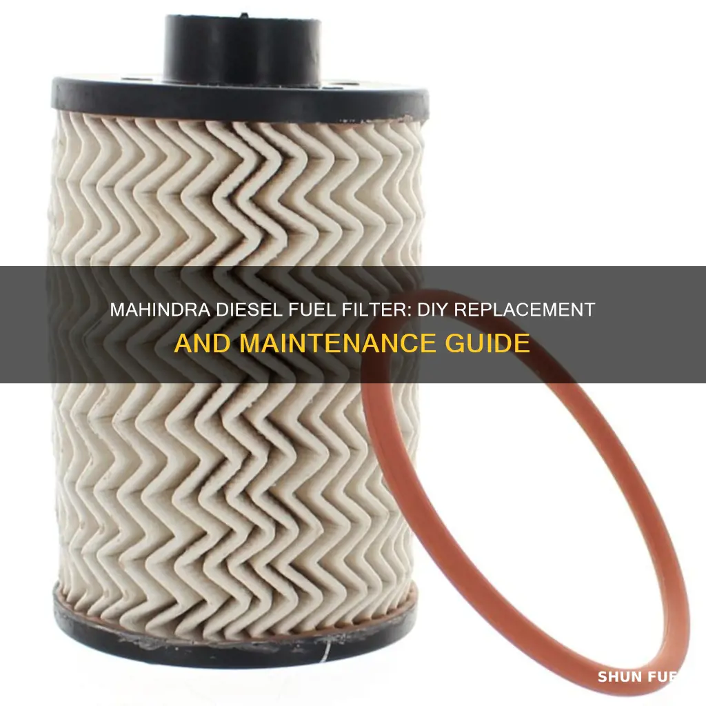 how to change mahindra diesel fuel filter