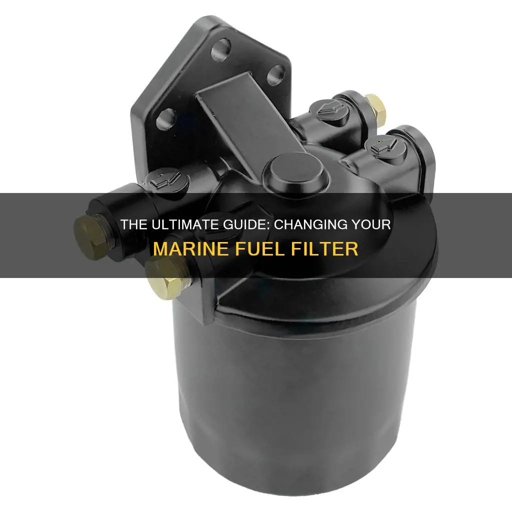 how to change marine fuel filter