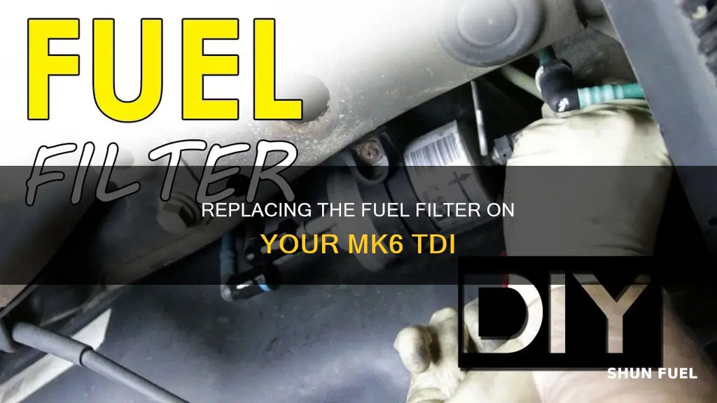 how to change mk6 fuel filter tdi