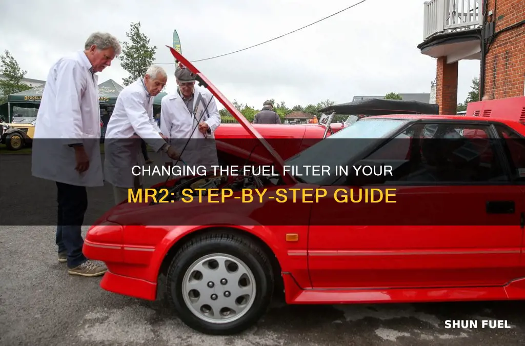 how to change mr2 fuel filter