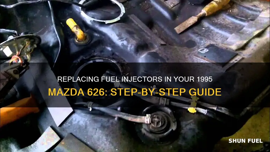 how to change out fuel injectors 1995 mazda 626