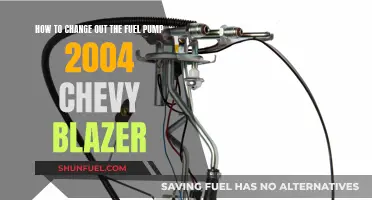 Replacing the Fuel Pump in a 2004 Chevy Blazer: Step-by-Step Guide