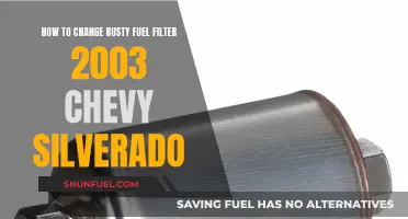 Changing the Fuel Filter in Your 2003 Chevy Silverado