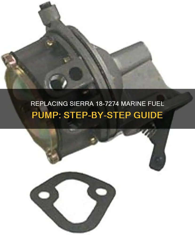 how to change sierra 18-7274 marine fuel pump