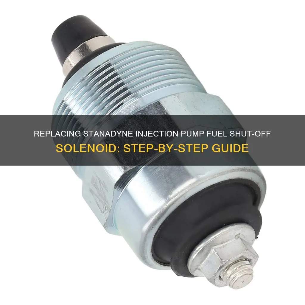 how to change stanadyne injection pump fuel shut off solenoid