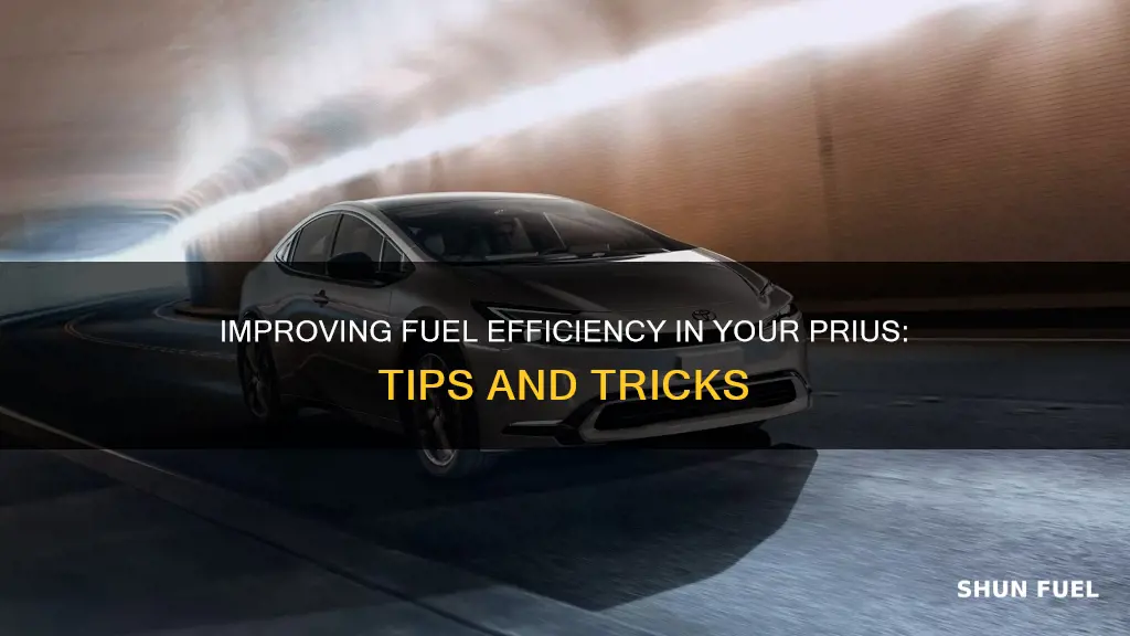 how to change the fuel consumption on the prius