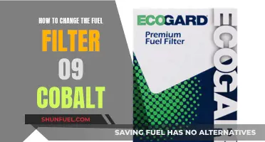 Replacing Fuel Filter in '09 Cobalt: Step-by-Step Guide