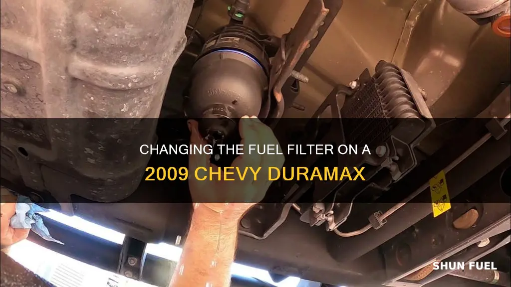 how to change the fuel filter 2009 chevy duramax