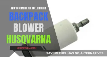 Backpack Blower Maintenance: Replacing the Husqvarna Fuel Filter