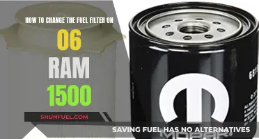 Changing Fuel Filter on '06 Ram 1500: Step-by-Step Guide