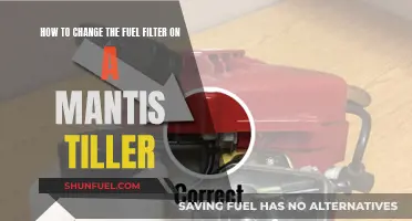 Replacing Fuel Filter: Mantis Tiller Maintenance Guide