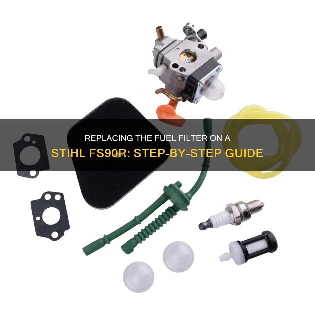 how to change the fuel filter on a stihl fs90r