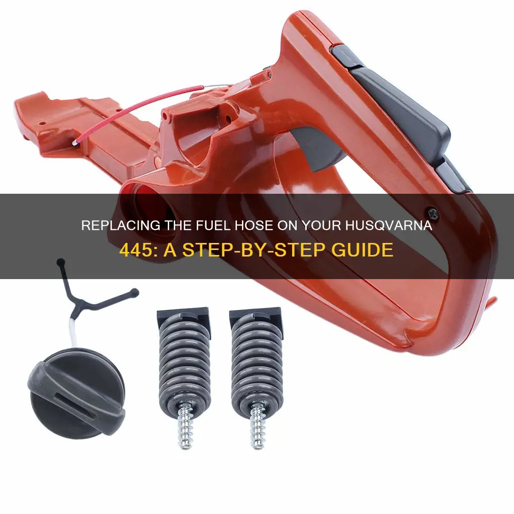 how to change the fuel hose on a husqvarna 445