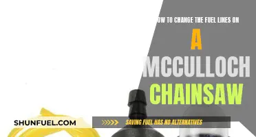 Replacing Fuel Lines: McCulloch Chainsaw Maintenance Guide