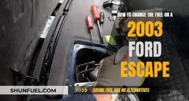 Switching Fuel in a 2003 Ford Escape: A Step-by-Step Guide