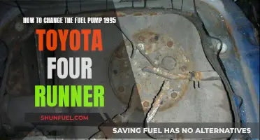 Replacing Fuel Pump in '95 Toyota Four Runner: Step-by-Step Guide