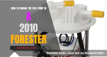 Replacing the Fuel Pump in a 2010 Forester: Step-by-Step Guide