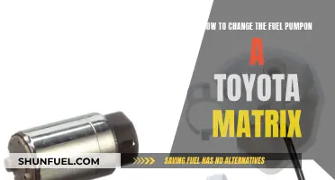 Replacing Fuel Pump in Toyota Matrix: Step-by-Step Guide