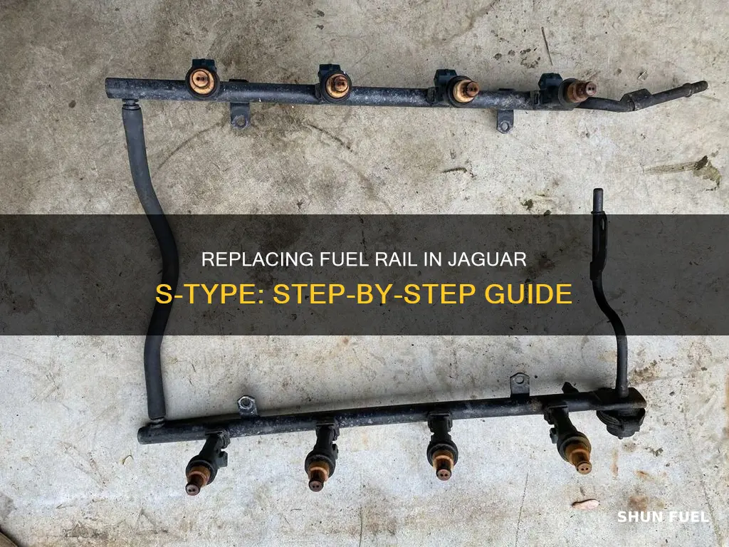 how to change the fuel rail jaguar s type