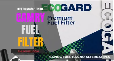 Replacing Toyota Camry Fuel Filter: Step-by-Step Guide