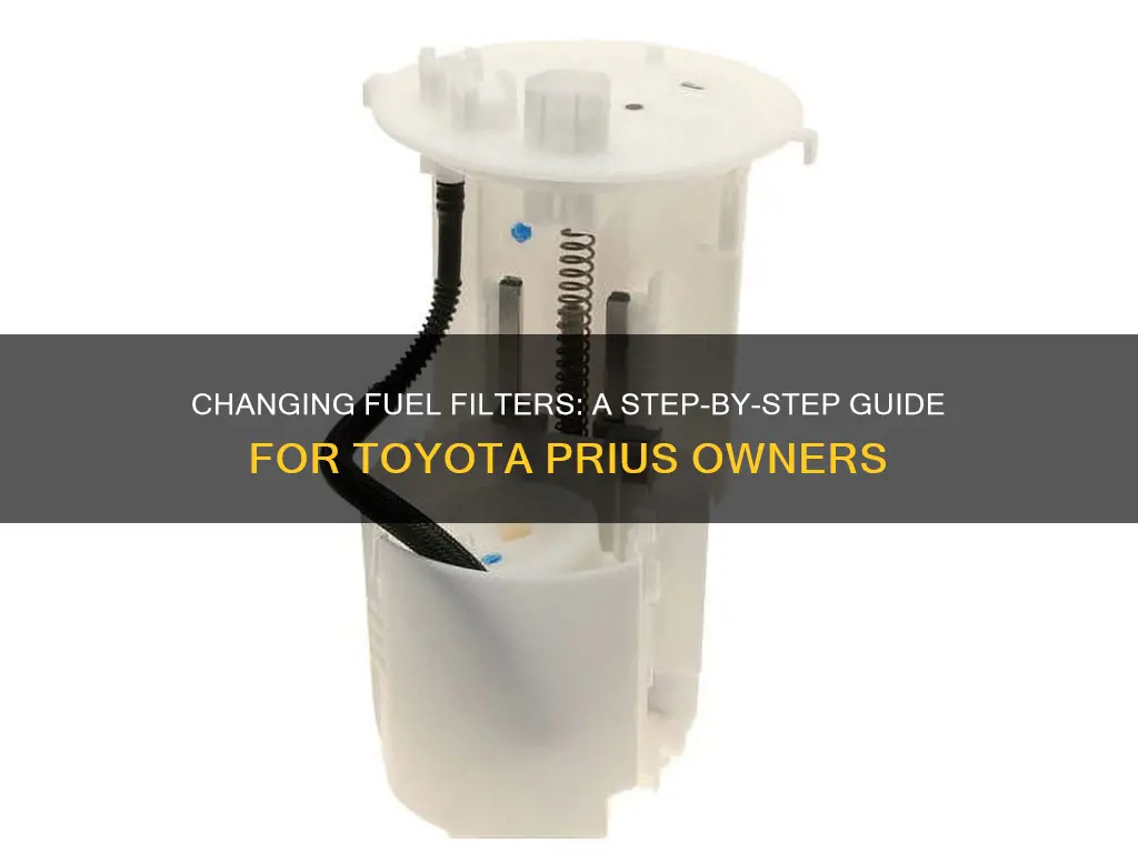 how to change toyota prius fuel filter