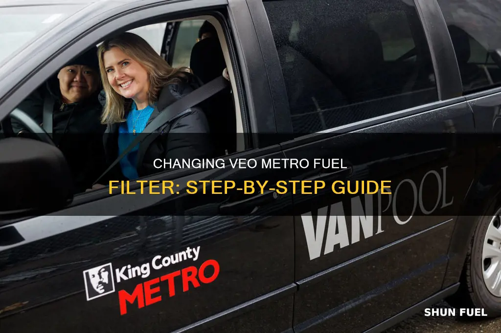 how to change veo metro fuel filter