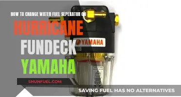 Changing Water Fuel Separator on a Hurricane FunDeck Yamaha