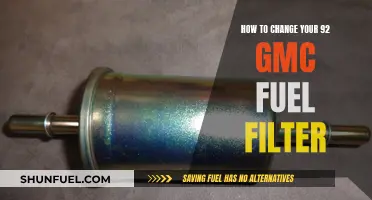 Replacing the Fuel Filter in Your 1992 GMC Truck