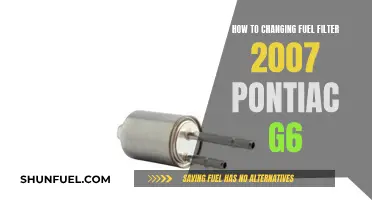 Replacing Fuel Filter in '07 Pontiac G6: Step-by-Step Guide