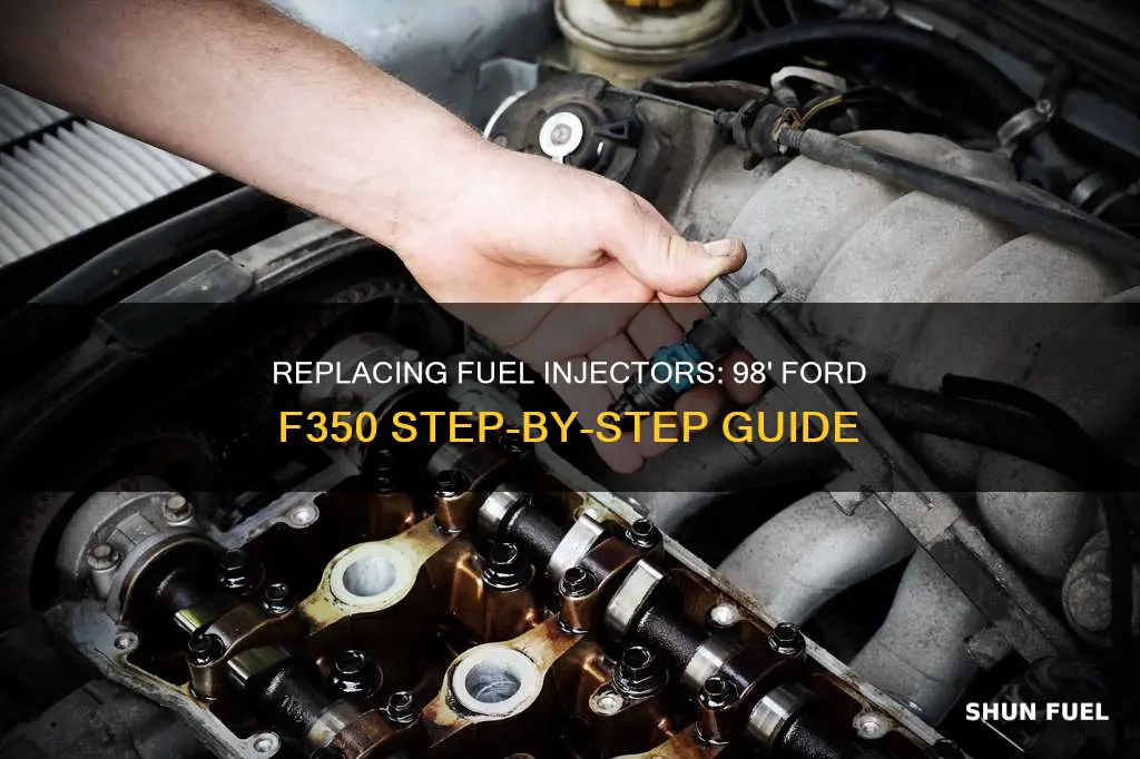 how to changing fuel injectors on a 98 ford f350