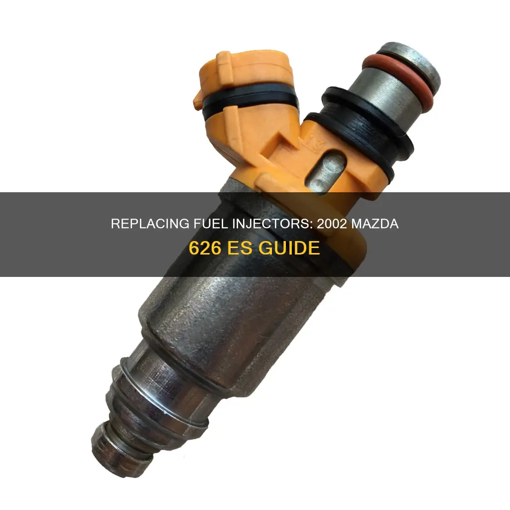how to changr fuel injector in 2002 mazda 626 es