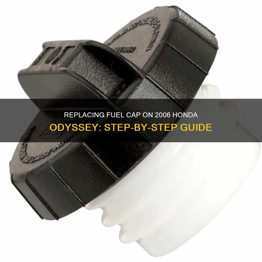 how to changs fuel cap on 2006 honda odyessy