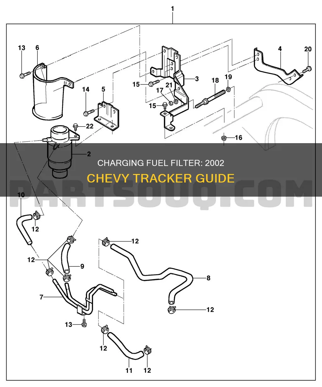 how to charge fuel filter on a 2002 chevy tracker