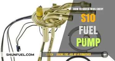 Checking Your 1995 Chevy S10 Fuel Pump: A Step-by-Step Guide